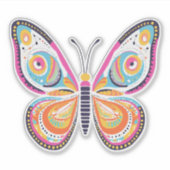 Bright Butterfly Sticker (Vorderseite)