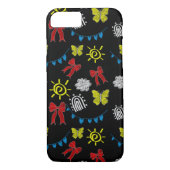 Bright Butterfly & Sunshine Pattern Phone Case (Rückseite)