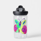 Bright Butterfly Trinkflasche (Vorne)