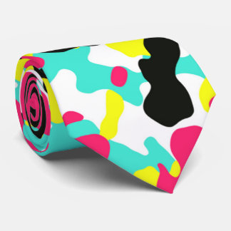 Bright Camouflage Neck Tie Krawatte
