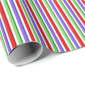 Bright Candy Stripe Geschenkpapier (Rolleneckpunkt)