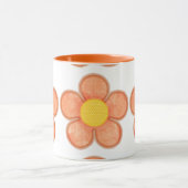 Bright Cantelope Summer Blume Tasse (Zentrum)
