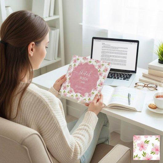 Bright Carnation of Romance Notizblock