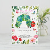 Bright & Cheerful 1st Birthday Invitation Einladung (Stehend Vorderseite)