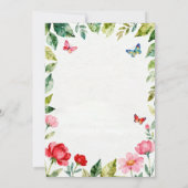 Bright & Cheerful 1st Birthday Invitation Einladung (Rückseite)