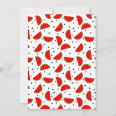 Bright Cheerful Watermelons Summer Party Einladung (Rückseite)