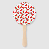 Bright Cheerful Watermelons Summer Party Fächer (Rückseite)