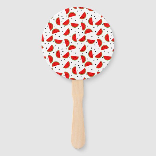 Bright Cheerful Watermelons Summer Party Fächer (Rückseite)