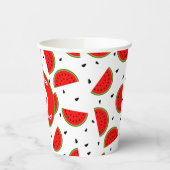 Bright Cheerful Watermelons Summer Party Pappbecher (Links)
