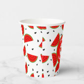 Bright Cheerful Watermelons Summer Party Pappbecher (Rechts)