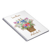 Bright & Cheful Summer Blume Notebook Notizblock (Rechte Seite)