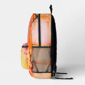 Bright Cherry Blossom Bedruckter Rucksack (Rechts)