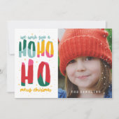 BRIGHT CHRISTMAS INVITATION CARD EINLADUNG (Vorderseite)