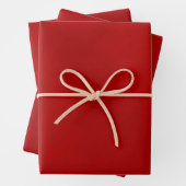 Bright Christmas Red Urban Grunge Geschenkpapier Set (Beispiel)