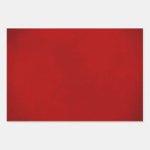 Bright Christmas Red Urban Grunge Geschenkpapier Set (Vorderseite)