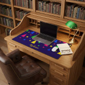 Bright Christmas Tree Festive Personalized Pattern Schreibtischunterlage