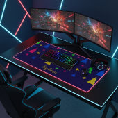 Bright Christmas Tree Festive Personalized Pattern Schreibtischunterlage