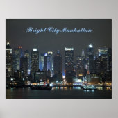 Bright City Manhattan Poster (Vorne)