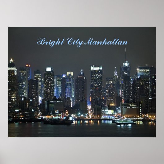 Bright City Manhattan Poster (Vorne)
