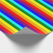 Bright Classic Rainbow Geschenkpapier (Ecke)