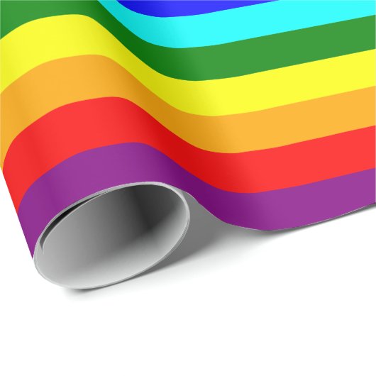 Bright Classic Rainbow Geschenkpapier (Rolleneckpunkt)
