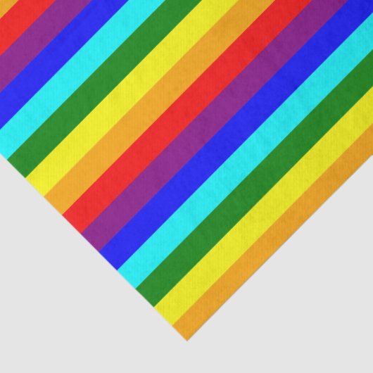 Bright Classic Rainbow Tissue Seidenpapier (Detail)