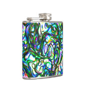 Bright Colorful Cool Funky Flachmann (Rechts)