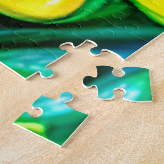 Bright Colorful Daisy Blume Puzzle (Seite)