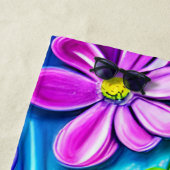 Bright Colorful Daisy Blume Strandtuch (Beispiel)