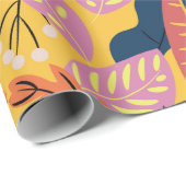 Bright colorful pattern with tropical leaves,  ber geschenkpapier (Rolleneckpunkt)