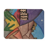 Bright Colorful Rainbow Arizona Magnet (Horizontal)