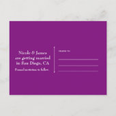 Bright Colors Arabian marokkanischer Glam Save the Ankündigungspostkarte (Rückseite)