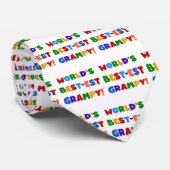 Bright Colors Best Grampy T - Shirt and Gifts Krawatte (Gerollt)