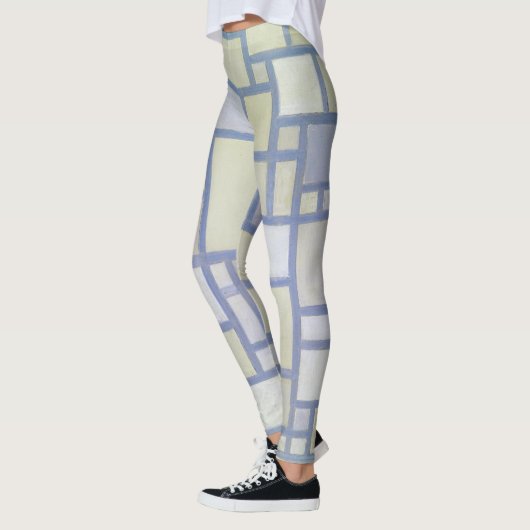 Bright Colors Gray Lines | Piet Mondrian | Leggings (Links)