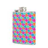 Bright Colors Islamic Pattern Hip Flask Flachmann (Links)