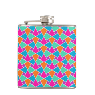 Bright Colors Islamic Pattern Hip Flask Flachmann