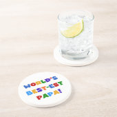 Bright Colors - The Restaurant Sandstein Untersetzer (Seite)