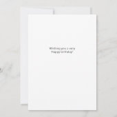 Bright Cupcake Happy Birthday Grußkarte Dankeskarte (Rückseite)