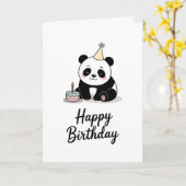 Bright & Cute Flamingo Birthday Karte (Gelbe Blume)