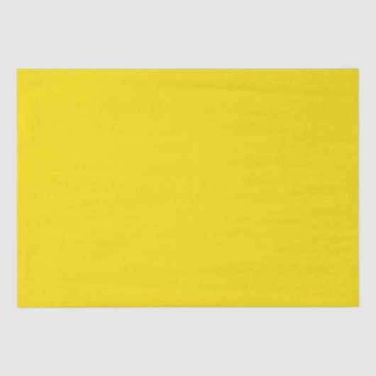 Bright Daffodin Yellow Moderne Maximalistische Wei Seidenpapier (Vorderseite)