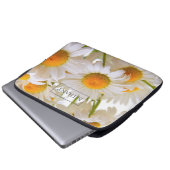 Bright Daisies Blume Elegant Personalisiert Laptopschutzhülle (Vorne Knopf)