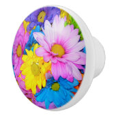 Bright Daisy Blume Door Knob Keramikknauf (Rechts)