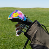 Bright Daisy Blume Mix Golf Headcover (In SItu)