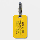 Bright Dirt Bike ATV Design Gepäckanhänger (Rückseite vertikal)