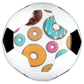 Bright Donut Whimsical Muster Fußball (Gedreht)