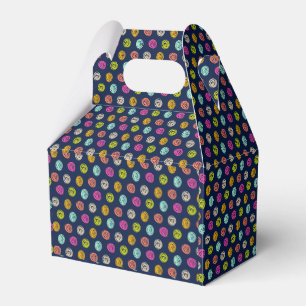Bright Doodle Polka Dot Party Confetti Geschenkschachtel