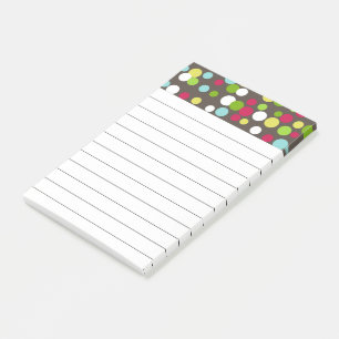 Bright Dots Office Kitchen Post It Notes Geschenk Post-it Klebezettel
