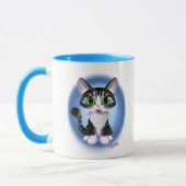 BRIGHT EYED TABBY KITTEN by Jeff Willis Art Tasse (Links)