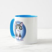 BRIGHT EYED TABBY KITTEN by Jeff Willis Art Tasse (Vorderseite Links)