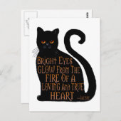 Bright Eyes Postkarte (Vorne/Hinten)